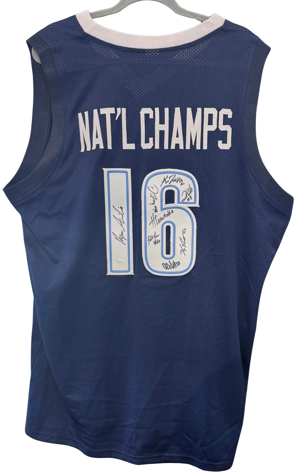 2016 Villanova National Champs Team Signed Jersey 8 Auto JSA COA Hart Jenkins