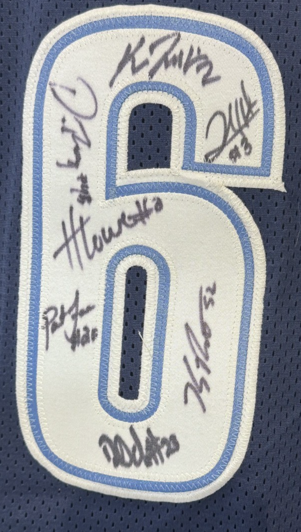 2016 Villanova National Champs Team Signed Jersey 8 Auto JSA COA Hart Jenkins