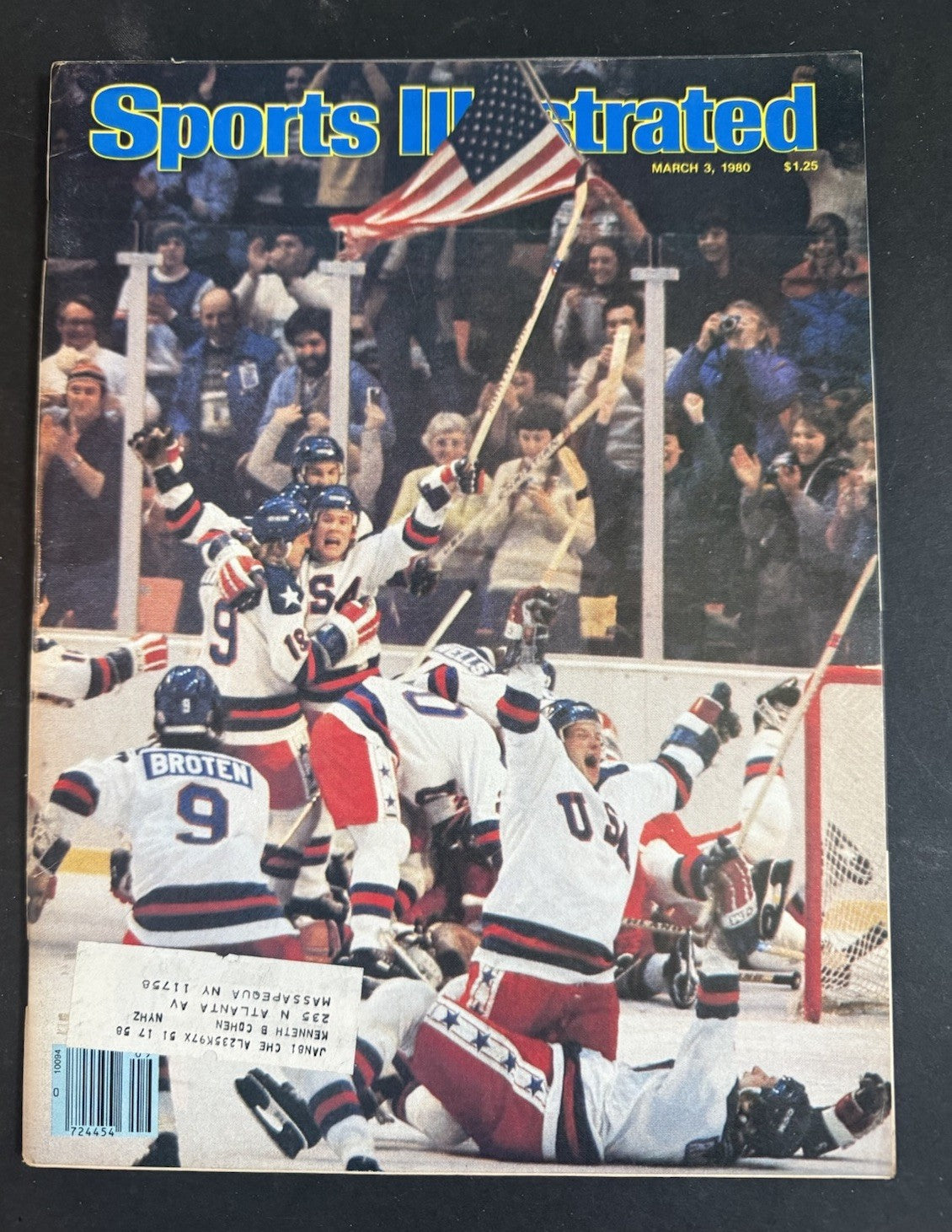 Sports Illustrated MIRACLE ON ICE USA Olympic Gold Ice Hockey Team March 3 1980