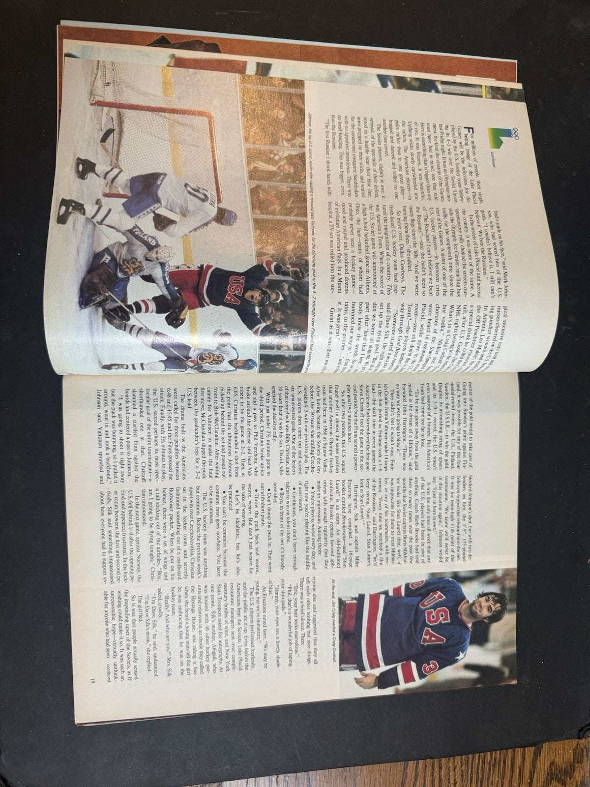 Sports Illustrated MIRACLE ON ICE USA Olympic Gold Ice Hockey Team March 3 1980