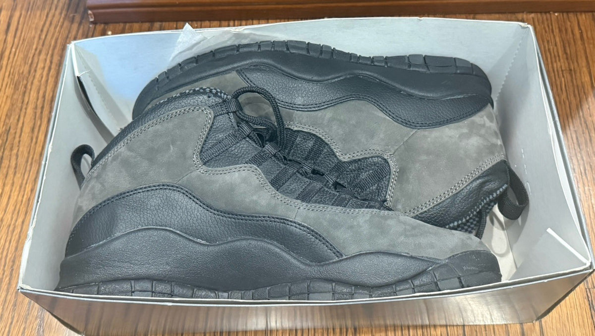 Original Air Jordan 10 X "Shadow" Black OG 1994 sz 11.5 In Box Believe New