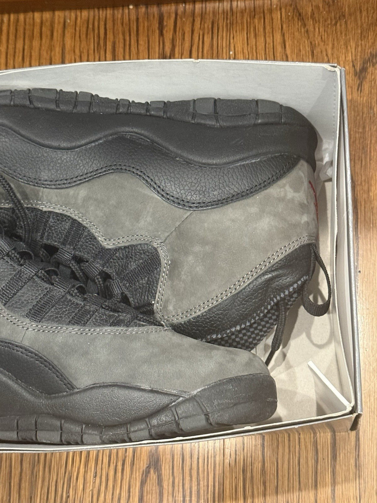 Original Air Jordan 10 X "Shadow" Black OG 1994 sz 11.5 In Box Believe New