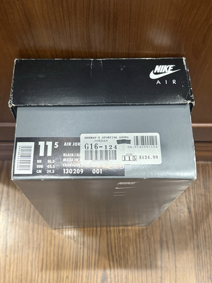 Original Air Jordan 10 X "Shadow" Black OG 1994 sz 11.5 In Box Believe New