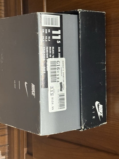 Original Air Jordan 10 X "Shadow" Black OG 1994 sz 11.5 In Box Believe New
