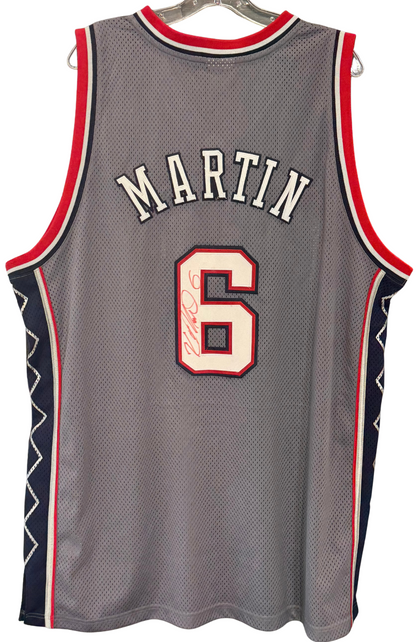 Kenyon Martin Signed NBA Authentic Reebok Basketball Jersey 52 NJ Nets Auto COA