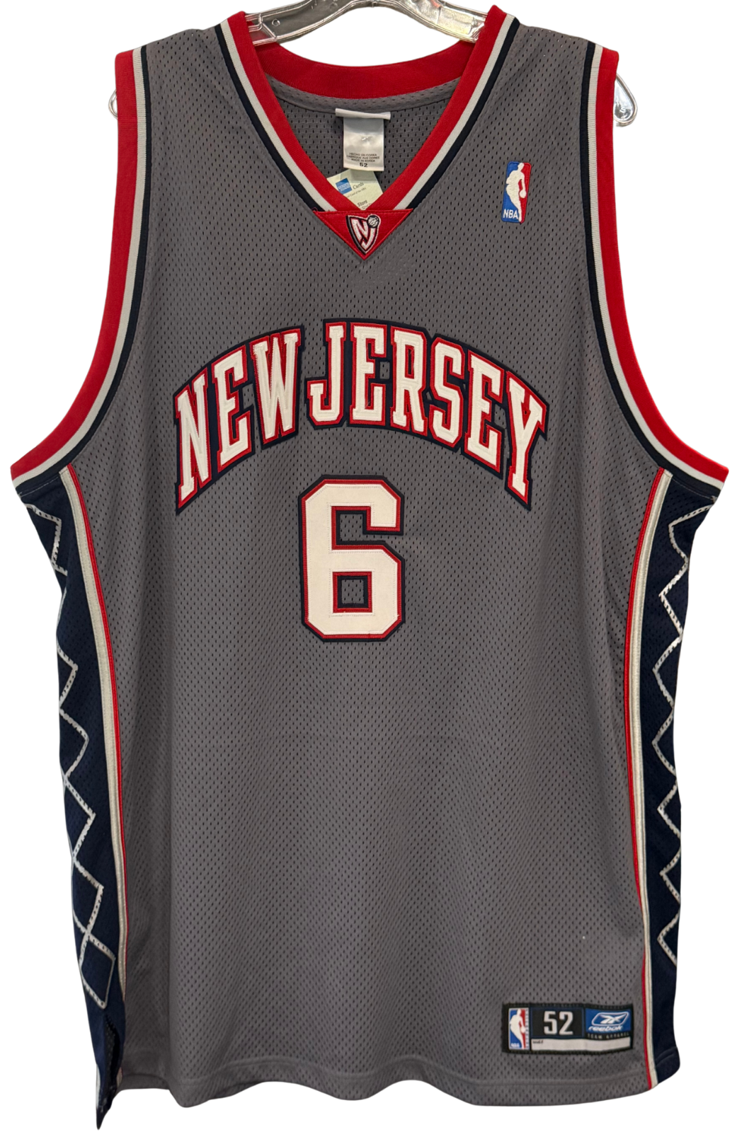 Kenyon Martin Signed NBA Authentic Reebok Basketball Jersey 52 NJ Nets Auto COA