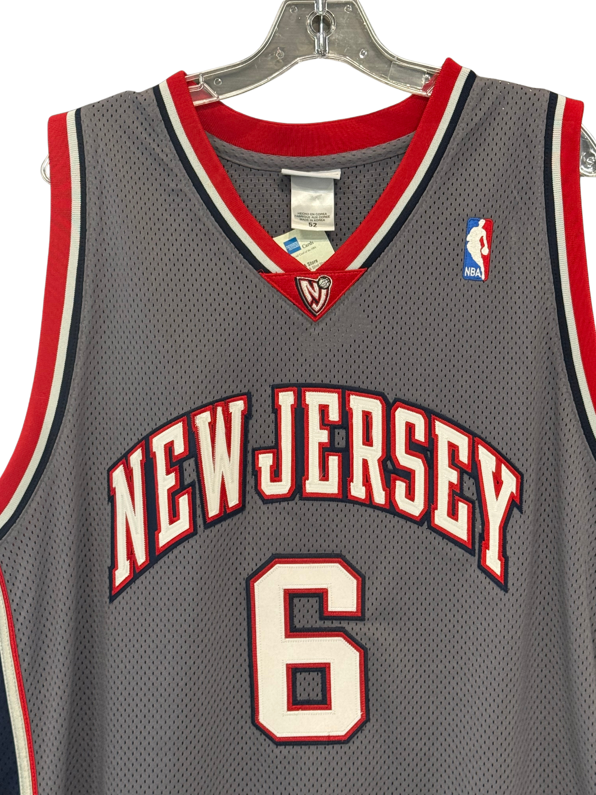 Kenyon Martin Signed NBA Authentic Reebok Basketball Jersey 52 NJ Nets Auto COA