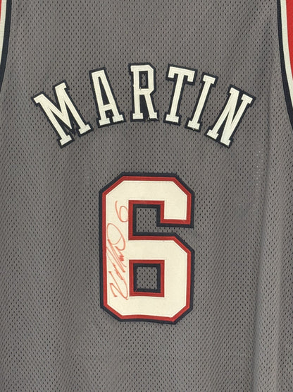Kenyon Martin Signed NBA Authentic Reebok Basketball Jersey 52 NJ Nets Auto COA