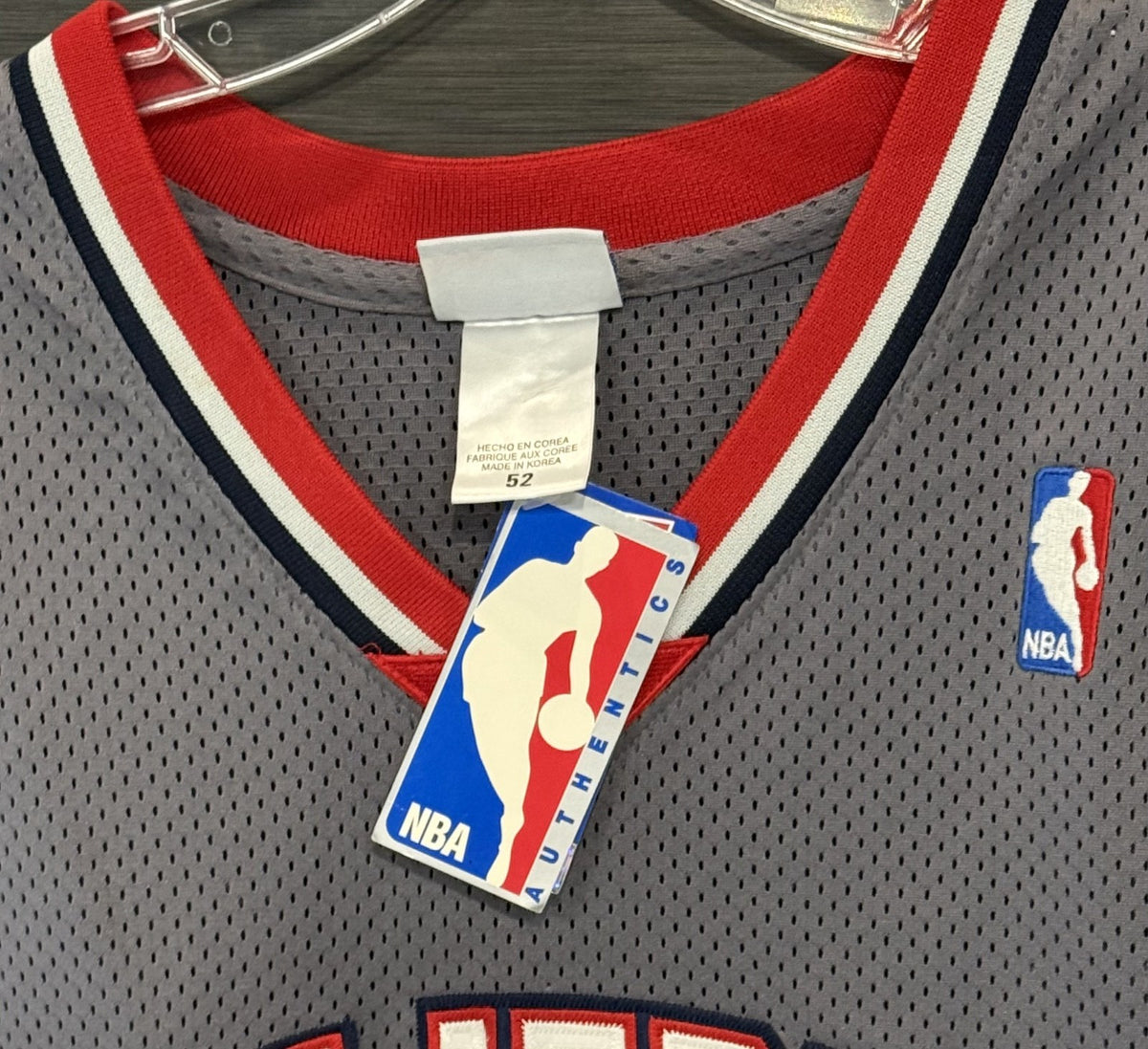 Kenyon Martin Signed NBA Authentic Reebok Basketball Jersey 52 NJ Nets Auto COA