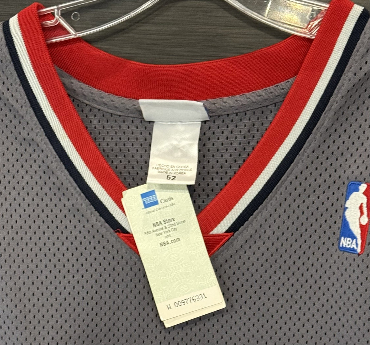 Kenyon Martin Signed NBA Authentic Reebok Basketball Jersey 52 NJ Nets Auto COA