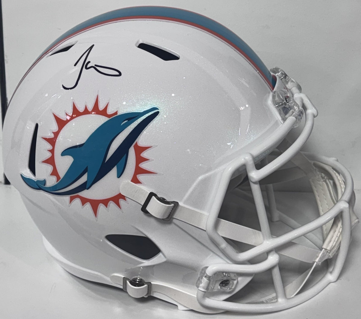 Tyreek Hill Signed Miami Dolphins Speed Replica Helmet Auto BAS COA