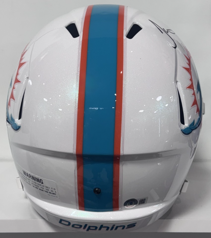 Tyreek Hill Signed Miami Dolphins Speed Replica Helmet Auto BAS COA