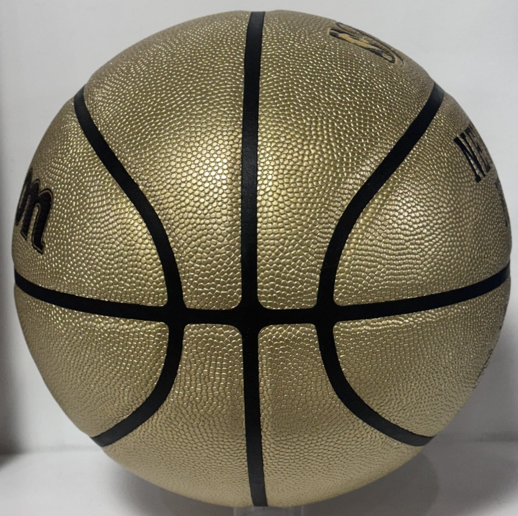 Jose Alvarado Knicks #5 Signed 2026 NBA Champions Gold Basketball Auto Fanatics