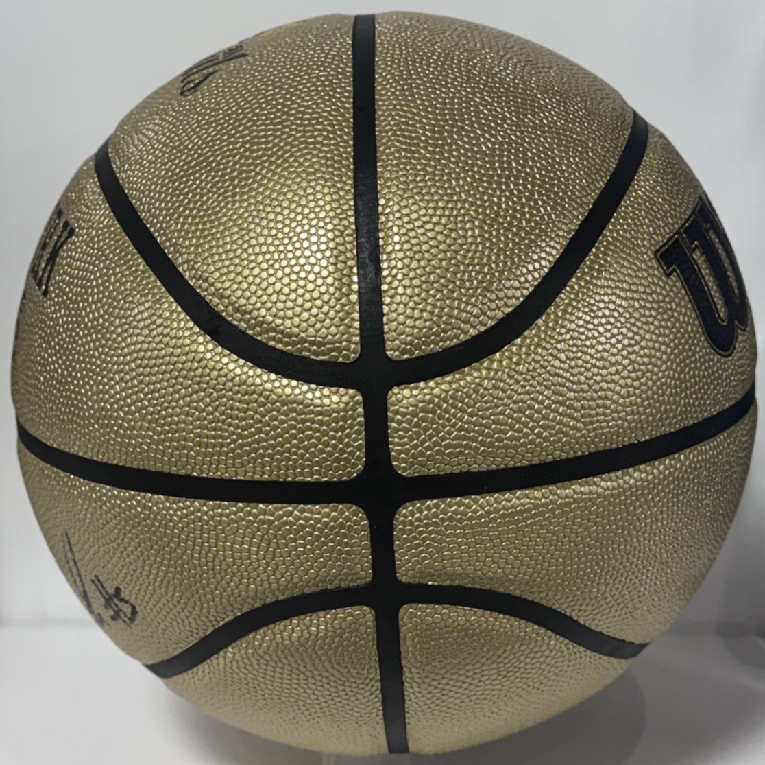 Jose Alvarado Knicks #5 Signed 2026 NBA Champions Gold Basketball Auto Fanatics