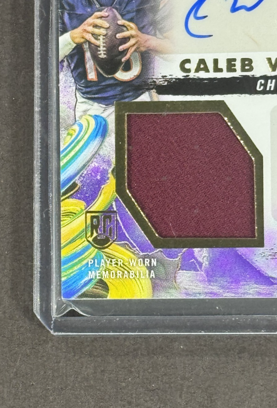 2024 Topps Inception Caleb Williams Jayden Daniels Rookie Patch Auto Purple /125