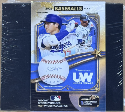 2026 Under Wraps Vol 1 Signed MLB Baseball Sealed Box Fanatics Ohtani Auto?