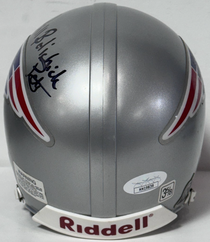 Bill Belichick Signed Patriots Riddell Mini Helmet Pats Auto JSA COA W/Case
