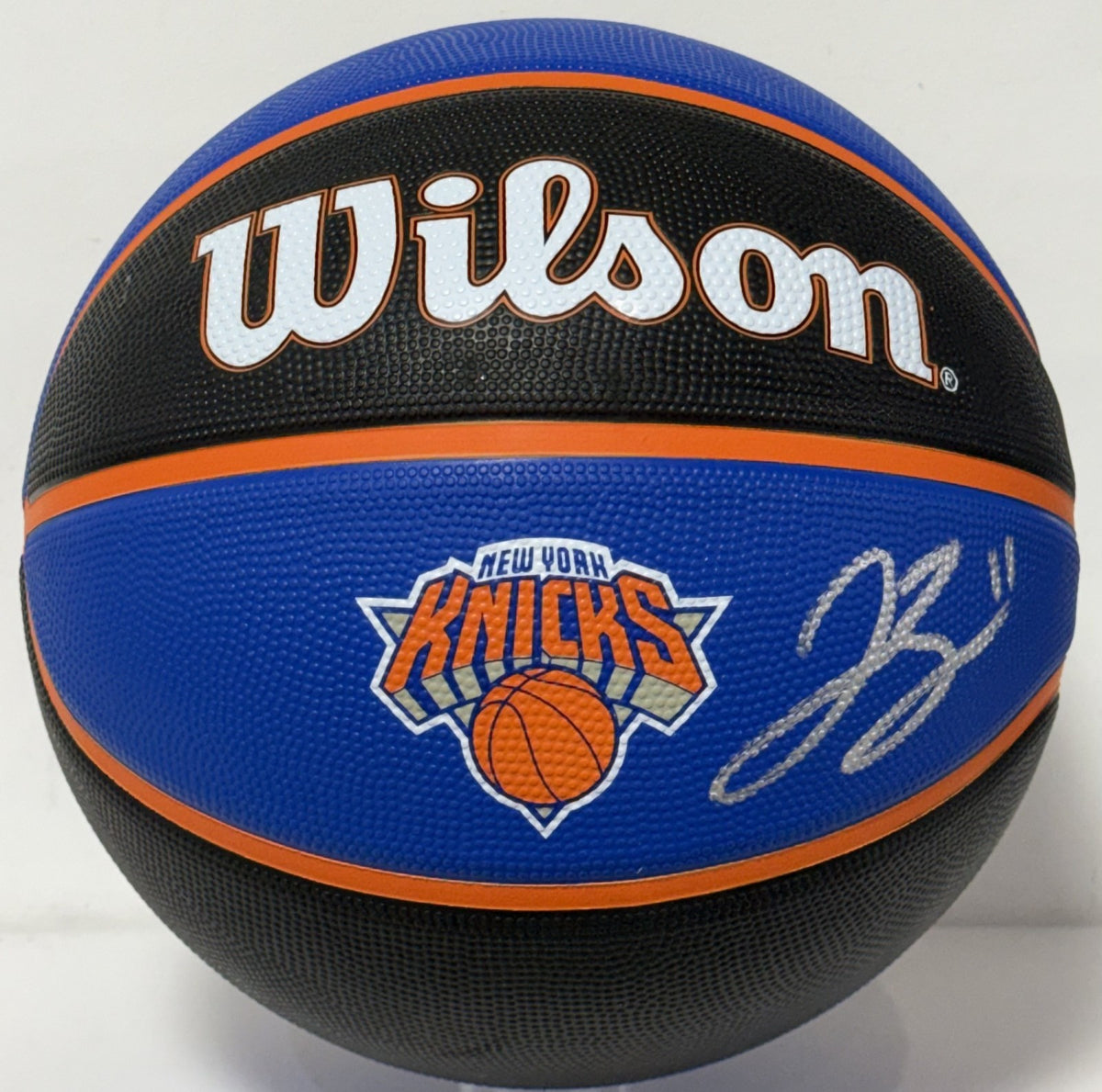 Jalen Brunson Signed Wilson Tribute Basketball Knicks Finals Mvp Auto Fanatics