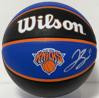 Jalen Brunson Signed Wilson Tribute Basketball Knicks Finals Mvp Auto Fanatics