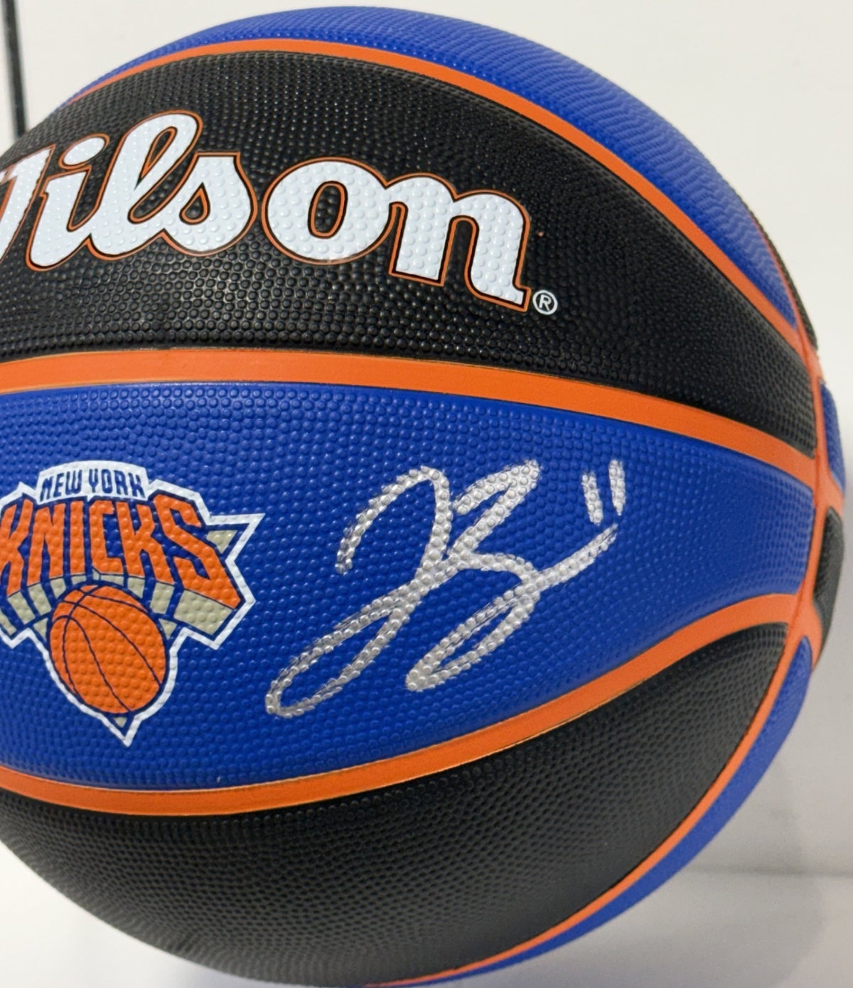 Jalen Brunson Signed Wilson Tribute Basketball Knicks Finals Mvp Auto Fanatics