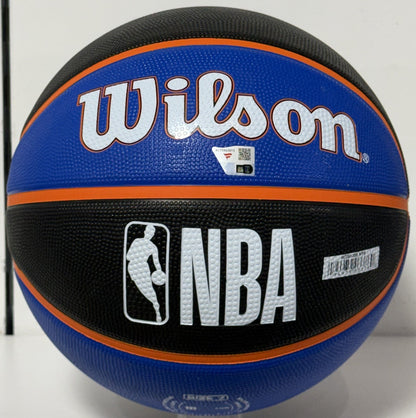 Jalen Brunson Signed Wilson Tribute Basketball Knicks Finals Mvp Auto Fanatics