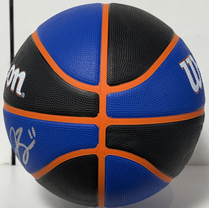 Jalen Brunson Signed Wilson Tribute Basketball Knicks Finals Mvp Auto Fanatics