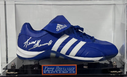 Keith Hernandez Ny Mets Signed Adidas Cleat Auto PSA ITP COA W/Case 1986 Ws