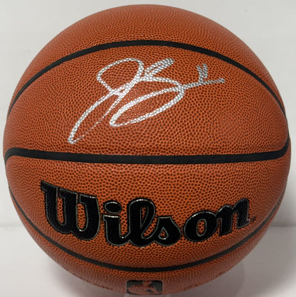 Jalen Brunson Signed Wilson I/O Basketball MVP Knicks Autograph Fanatics COA