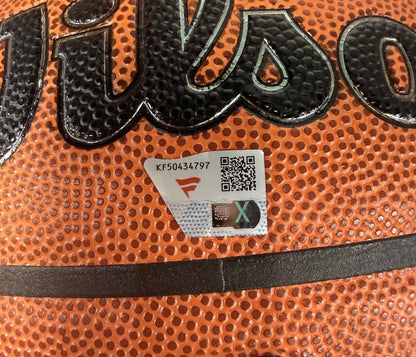 Jalen Brunson Signed Wilson I/O Basketball MVP Knicks Autograph Fanatics COA