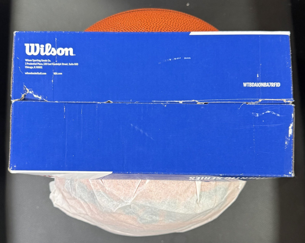 Jalen Brunson Signed Wilson I/O Basketball MVP Knicks Autograph Fanatics COA