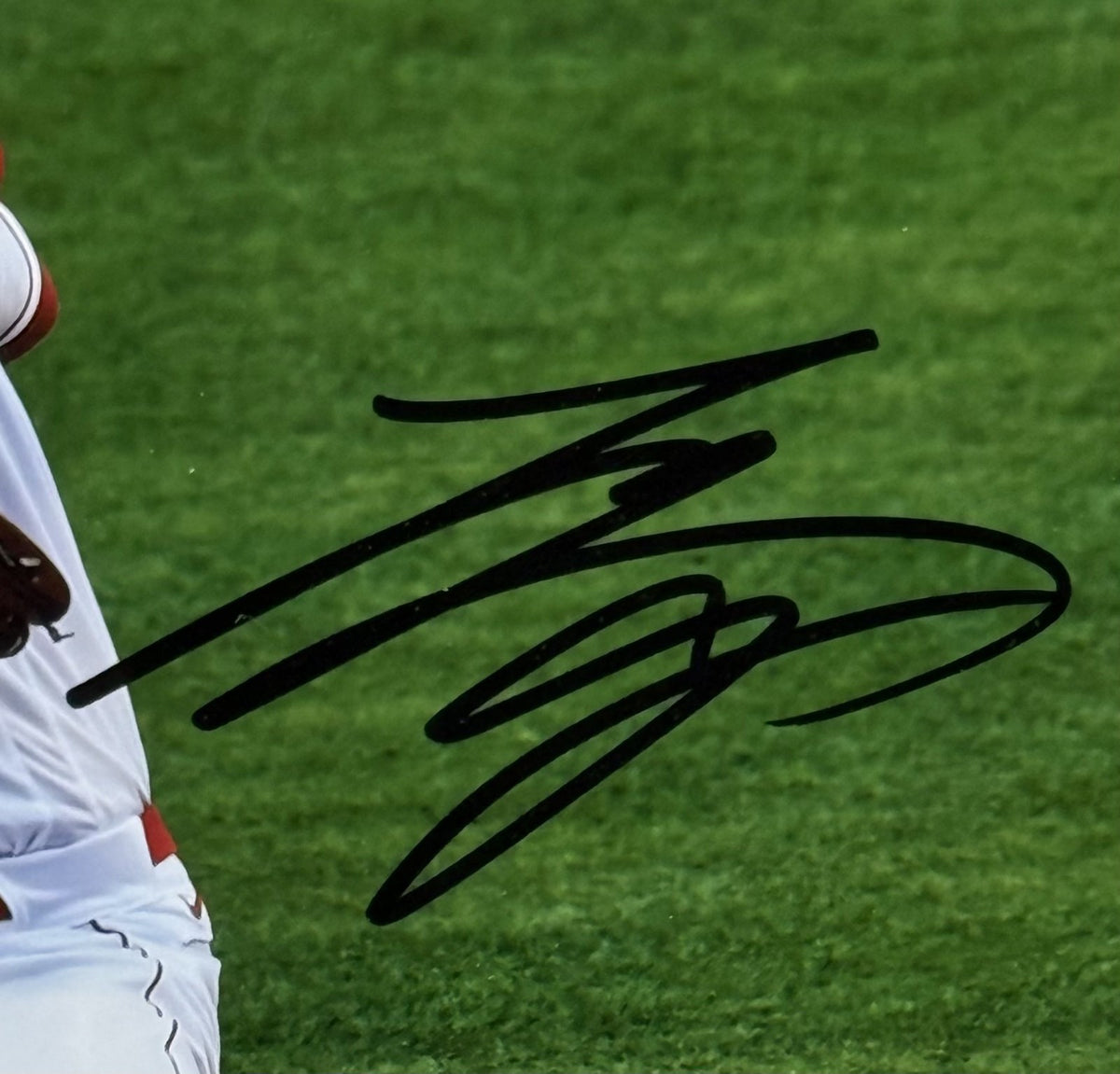 Shohei Ohtani Signed 8x10 Photo Framed Suede MVP LA Angels Auto MLB Fanatics COA