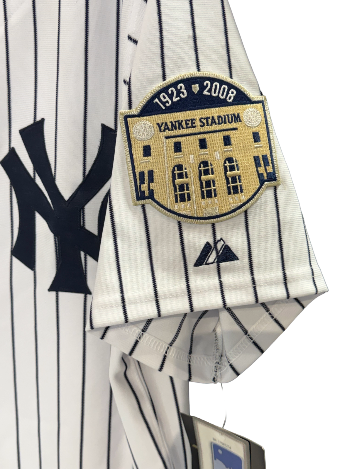Derek Jeter Majestic Mlb Authentic Yankees Jersey 2008 Final Season Patch S 44