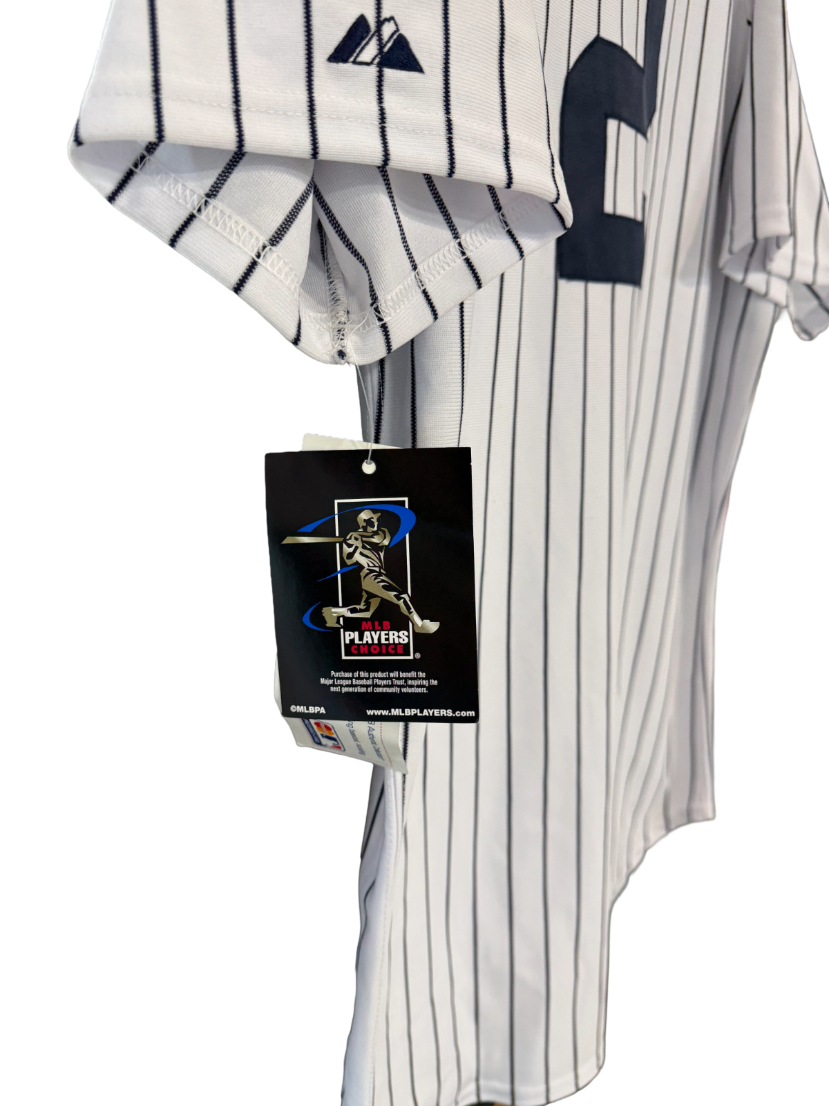 Derek Jeter Majestic Mlb Authentic Yankees Jersey 2008 Final Season Patch S 44