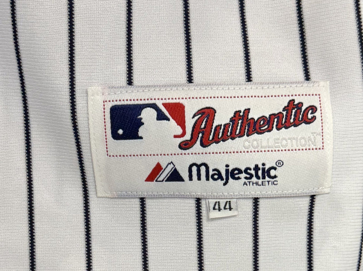 Derek Jeter Majestic Mlb Authentic Yankees Jersey 2008 Final Season Patch S 44