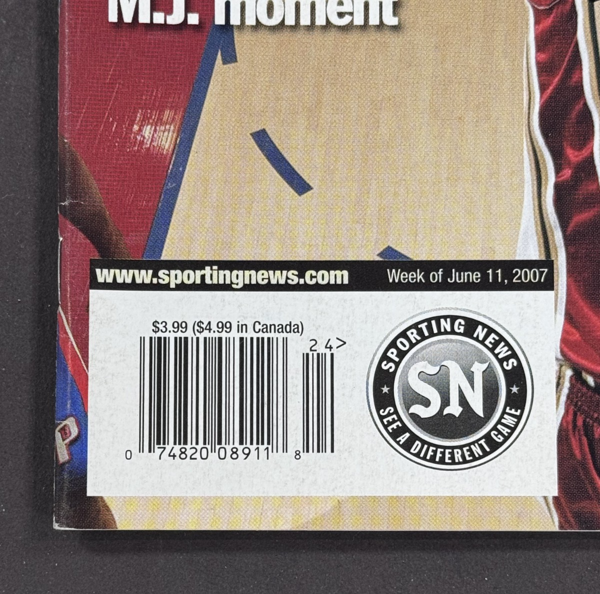 Lebron James Signed Sporting News Magazine King Auto UDA COA Cavaliers No Label