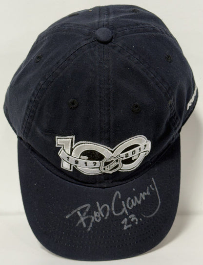 Bob Gainey HOF Signed Reebok NHL Centennial Season Hat 100 Canadiens Auto COA