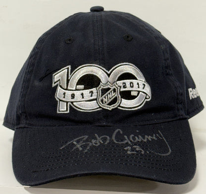 Bob Gainey HOF Signed Reebok NHL Centennial Season Hat 100 Canadiens Auto COA