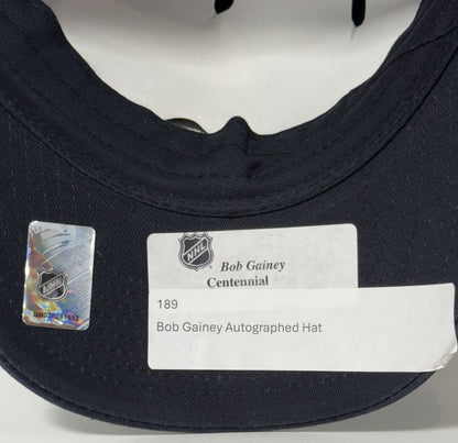 Bob Gainey HOF Signed Reebok NHL Centennial Season Hat 100 Canadiens Auto COA