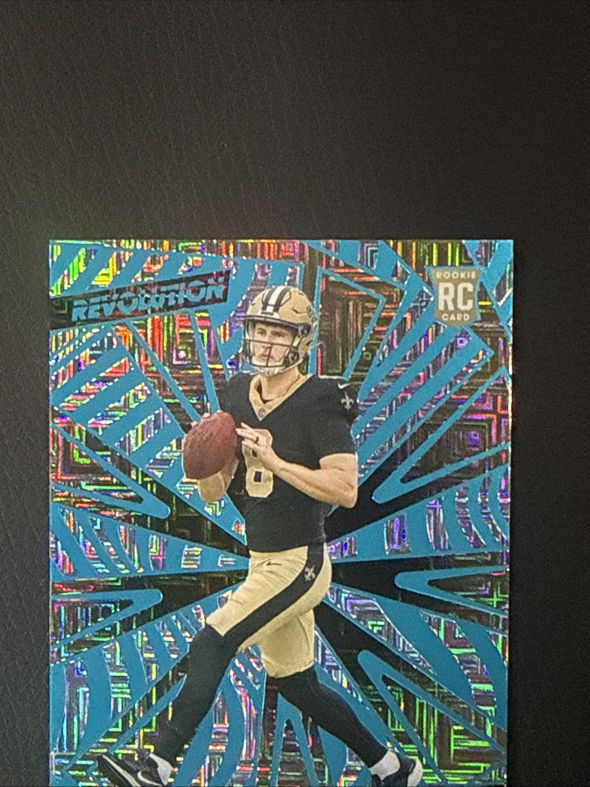 Tyler Shough 2025 Panini Revolution Rookies #246 Teal Levels /499 RC Saints Mint