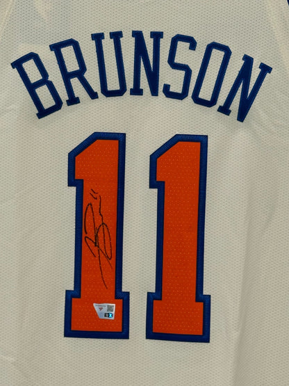 Jalen Brunson Signed Authentic City Nike Jersey Knicks FINALS  MVP Auto Fanatics