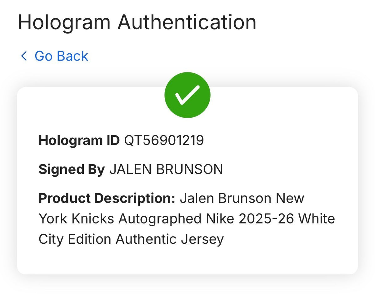 Jalen Brunson Signed Authentic City Nike Jersey Knicks FINALS  MVP Auto Fanatics