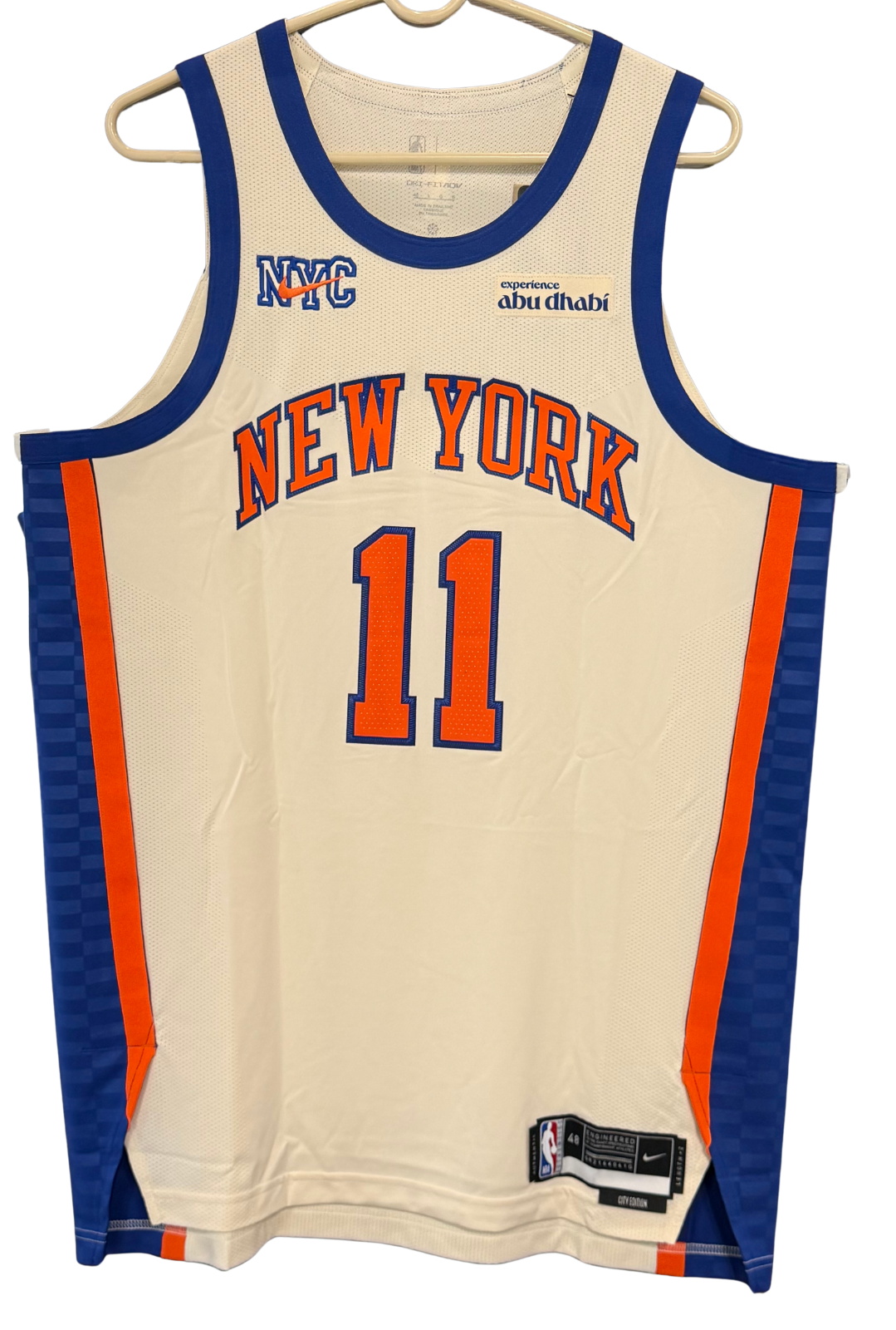 Jalen Brunson Signed Authentic City Nike Jersey Knicks FINALS  MVP Auto Fanatics