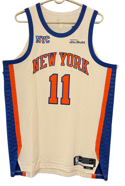 Jalen Brunson Signed Authentic City Nike Jersey Knicks FINALS  MVP Auto Fanatics