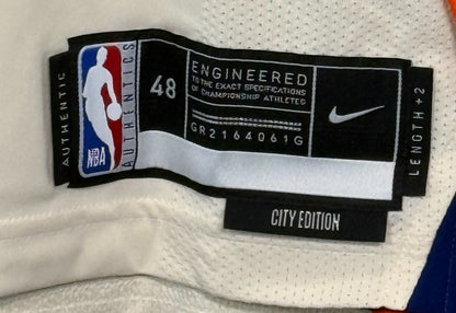 Jalen Brunson Signed Authentic City Nike Jersey Knicks FINALS  MVP Auto Fanatics