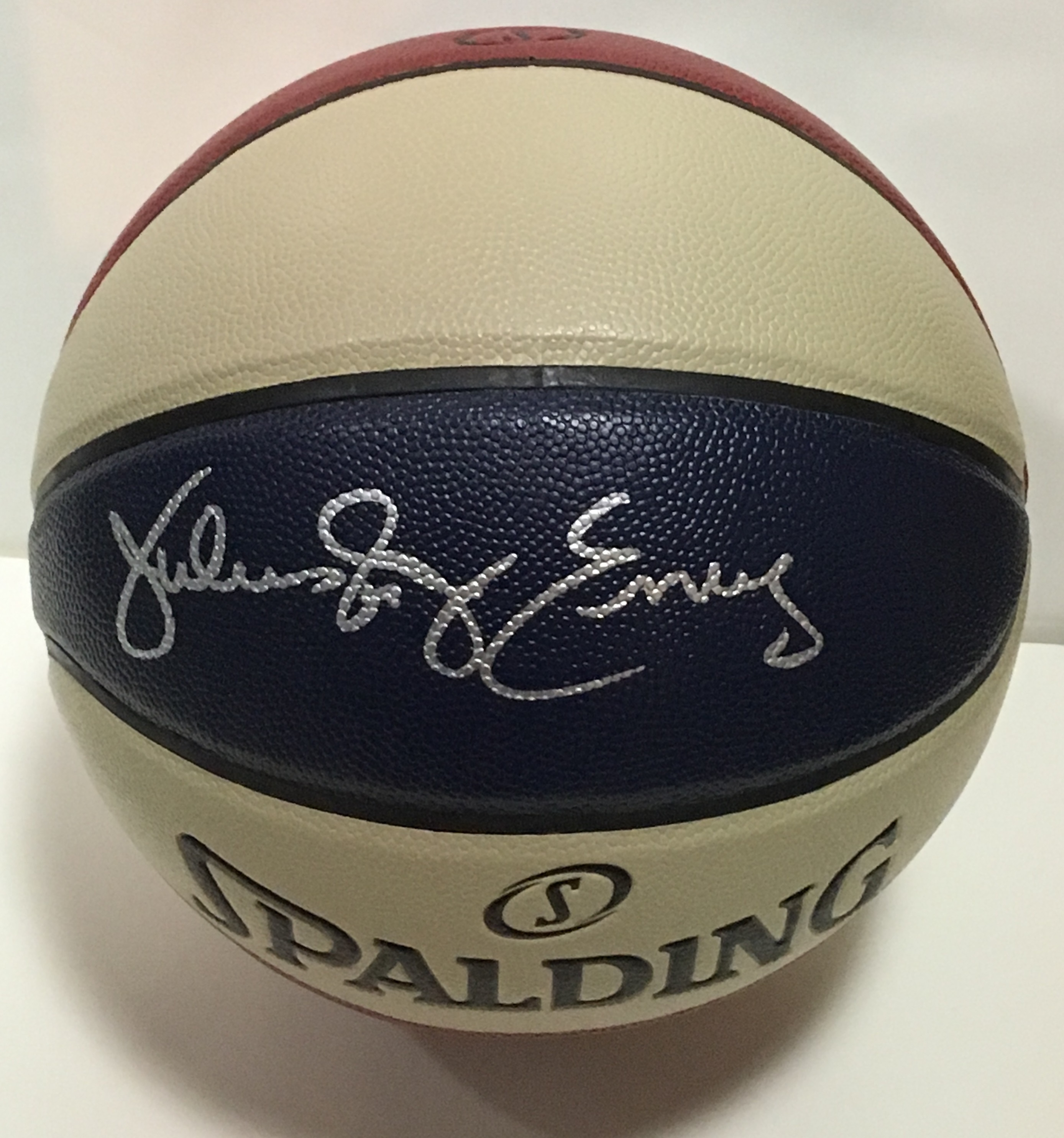 Julius Erving signed Spalding ABA Basketball INS Dr J mint Autograph HOF JSA COA